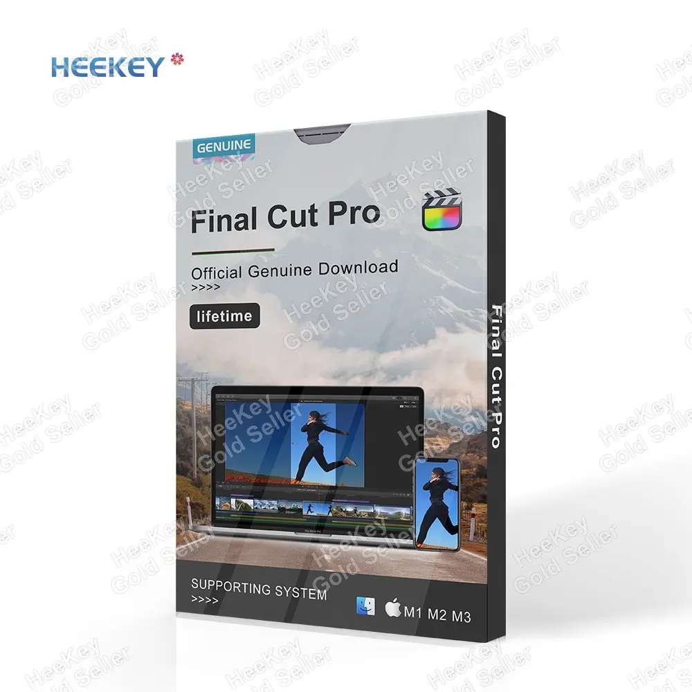 Final Cut Pro X en línea para Mac/M1/M2/M3 Enviar cuenta Descarga oficial genuina Software de edición de video de por vida