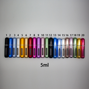 Venta al por mayor personalizar 5ml8ml10ml15ml20ml25ml <span class=keywords><strong>menta</strong></span> <span class=keywords><strong>verde</strong></span> viaje llevar envases cosméticos botella con atomizador rociador para lujo - Product Image 3