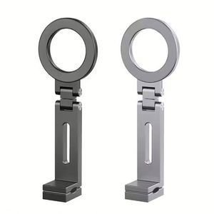Magnetic Portable Travel Mobile Phone Holder Foldable and Retractable 360-degree Rotation Multi Function Metal Car Phone Holder - Product Image 1