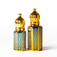 Bouteilles en verre à bille de qualité supérieure de 6ml pour huile de parfum Attar conteneur d'emballage en verre vide pour crème de soin de la peau
