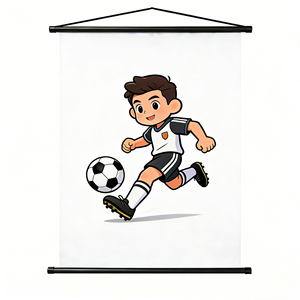Póster de Pared Personalizado con Impresión Digital, Decoración de Interiores, Póster Enrollable para Aficionados a Partidos de Fútbol - Product Image 4
