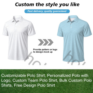 Polo personnalisé imprimé sur toute la surface, <span class=keywords><strong>respirant</strong></span>, pour le golf, uniformes d'équipe, décontracté, léger, imprimé, pour hommes - Product Image 6