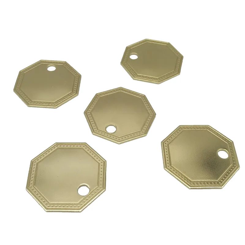 Декоративные круглые латунные медные металлические штамповочные заготовки из нержавеющей стали