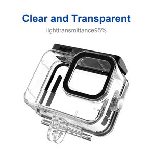 Estuche impermeable Estuche protector de buceo Estuche + Paquete de 3 filtros de buceo para Go <span class=keywords><strong>Pro</strong></span> Hero 9 10 11 12 Kit de Accesorios Negros - Product Image 4