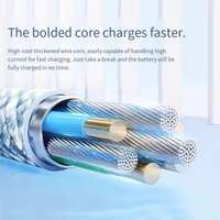 Cable USB-C de 1M y 60W con Trenzado de Nailon para Carga Rápida de iPhone 16 17 Pro Max
