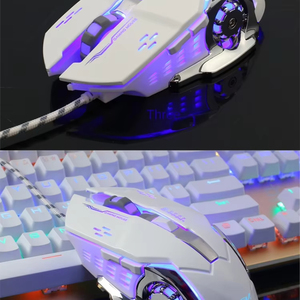 Hot bán tốt nhất 502 có dây Glow chuột Ergonomic quang chơi game cảm ứng chuột cho máy tính để bàn máy tính xách tay máy tính phổ - Product Image 6