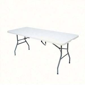 Mesas Plegables Ajustables de Alta Calidad para Fiestas, Mesas Plegables Portátiles de Plástico Rectangulares de 6 y 8 Pies - Product Image 3
