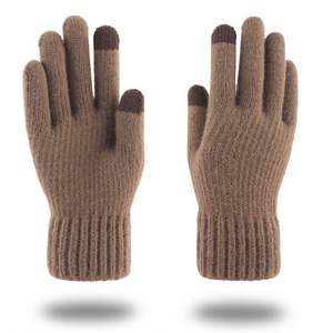 Guantes Deportivos Transfronterizos de Invierno y Otoño con Pantalla Táctil, Guantes de Lana Tejida Gruesa con Dedos Descubiertos, Venta al por Mayor - Product Image 6