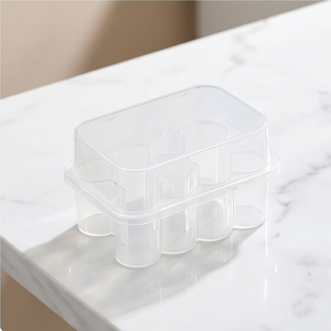 Transparent PP Storage <b>Box</b> Suitable for storing and dispensing various liquids, powders, or oils. - Product Image 4