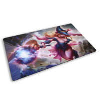 Tapis de jeu Yugioh personnalisé avec logo, chauffant, imperméable, en caoutchouc naturel, sublimation, grand format, pour jeux de cartes, en stock