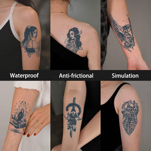 Caractère et Beats Design Tatouage Temporaire Style Sacré Tatouage Semi Permanent Étanche Durable pendant 2 Semaines Tatouage À Base De Plantes pour Bras - Product Image 4