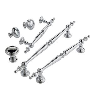 Groothandel Messing Verchroomd Zilver Scandinavische Stijl Garderobedeur Trekt Hardware Eengatsdeurknop Accessoires - Product Image 1