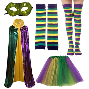 Haute qualité nouvelle-<span class=keywords><strong>orléans</strong></span> mardi Gras chapeaux vêtements boucles d'oreilles masque ensemble mardi Gras perles pour Mardi Gras fête décoration - Product Image 2
