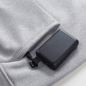 <span class=keywords><strong>Pull</strong></span> électrique chauffe-corps veste chauffante électrique vêtements thermiques d'hiver rechargeables sweat à capuche <span class=keywords><strong>chauffant</strong></span> USB pour hommes femmes - Product Image 5