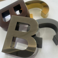 Logos et lettres de bâtiment rétroéclairés 3D personnalisés pour la publicité et l'éclairage Hôtels Bureaux Salles de conférence Instructions d'étage