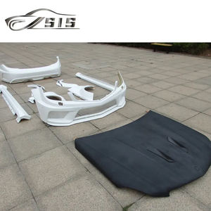 W204 C63 AM <span class=keywords><strong>Black</strong></span> serie Body Kit nuove condizioni 4 porte ampio cofano paraurti anteriore minigonne laterali parafango posteriore per <span class=keywords><strong>classe</strong></span> C W204 - Product Image 4