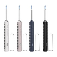 Nettoyeur d'oreilles intelligent portable HD avec caméra, rechargeable, lumière LED, connexion Wi-Fi, outil électrique pour l'élimination du cérumen
