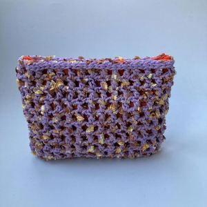 Bolso de Mano Pequeño, Ecológico, Reciclable, Estilo Boho, de Algodón, Personalizado, Hecho a Mano, de Ganchillo, para Cosméticos, para Mujer, para Viaje, para Guardar Maquillaje - Product Image 3