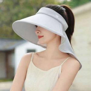 หมวกบักเก็ตฤดูร้อนขายส่ง ระบายอากาศได้ดี ปีกกว้าง หมวกชายหาด หมวกกันแดดแบบ unisex พร้อมที่ปิดคอ สำหรับตกปลา ลำลอง เล่นสกี - Product Image 4