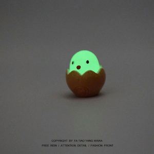 Wholesale Slime Accessories <b>Light</b> in the Dark <b>Egg</b> Diy Craft Flat Back Resin Charms for Phone Decoration - Product Image 4
