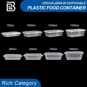Ronde 8Oz 12Oz 16Oz 24Oz 32Oz Ronde Soep Custom Logo Wegwerp Voedsel Deli Container Plastic
