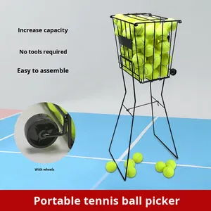 Carrito <span class=keywords><strong>de</strong></span> <span class=keywords><strong>Tenis</strong></span> Plegable <span class=keywords><strong>de</strong></span> Hierro, Económico, Personalizable, Profesional, Resistente, para Entrenamiento en Cancha, Portátil - Product Image 3