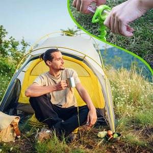 Lot de 4 <span class=keywords><strong>piquets</strong></span> <span class=keywords><strong>d</strong></span>'<span class=keywords><strong>ancrage</strong></span> au <span class=keywords><strong>sol</strong></span> pour parasol de plage, en plastique, vis de mise <span class=keywords><strong>à</strong></span> la terre <span class=keywords><strong>dans</strong></span> les <span class=keywords><strong>piquets</strong></span> de tente de camping. - Product Image 6