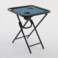 Table de camping extérieure moderne pliable, légère, durable, avec plateau en fer, hauteur réglable et imperméable – Prix de gros