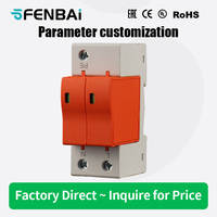 Parafoudre OEM T1 T2 AC DC SPD 20KA 40KA 1P 2P 3P 4P pour systèmes photovoltaïques 220V 385V 500V 1200V – Dispositif de protection contre la foudre solaire