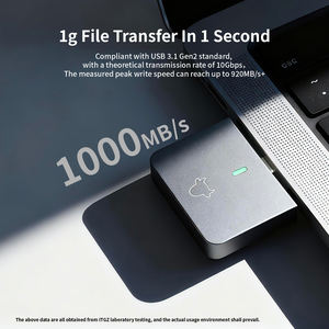 Unidad de Estado Sólido NVMe M.2 2230 Plug and Play, Carcasa de Aluminio para Disco Duro de 2 TB, USB 3.2 Tipo C de Alta Velocidad 10G, Externa para Teléfono Móvil - Product Image 4