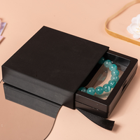 Emballage cadeau auto-érecteur en carton ondulé pour bijoux, bracelets, boucles d'oreilles flottantes et pendentifs, avec logo personnalisé, recyclable, pour expédition