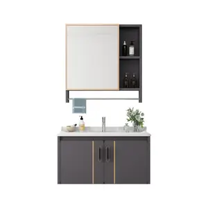 Modern banyo Vanity mobilya için süper yüksek maliyetli duvara monte banyo dolabı