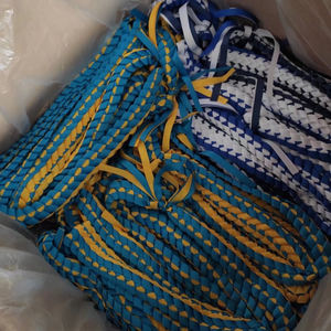 Ceinture de décoration en gros-grain double face 100% polyester blanche pour la <span class=keywords><strong>saison</strong></span> des diplômes - Product Image 6