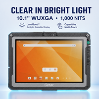 Tablette industrielle robuste Getac ZX10 10,1 pouces, 8 Go de RAM, 128 Go de stockage, processeur Qualcomm Octa Core, écran tactile capacitif