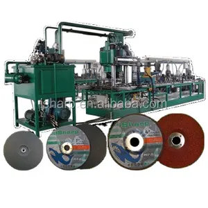 Línea de producción de muelas abrasivas, máquina para hacer discos de corte, 6, 7 y 9 pulgadas