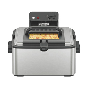 Freidora eléctrica ORVICA para uso doméstico, gran capacidad, ideal para freír filetes de pollo, papas fritas y aperitivos. - Product Image 1