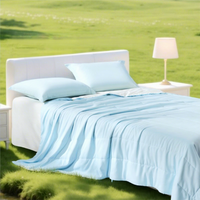 Couette d'été antibactérienne pour enfants, en fibres de soja et polyester, respirante et absorbante, lavable en machine
