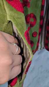 Chaqueta de terciopelo Suzani larga estilo vintage, elegante y casual para mujer, abrigo de invierno bordado a mano, cárdigan acogedor, vestido playero. - Product Image 2