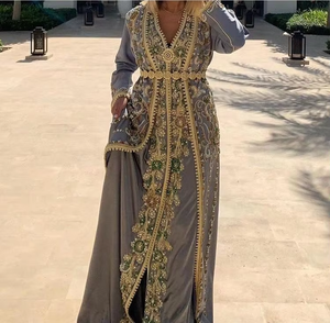 ATIYA LIBAS Dubai estilo hermoso con bordado pesado Lehenga Choli hasta el suelo con chaqueta para vestido de novia-2019 - Product Image 4