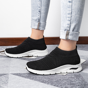 Sepatu Lari Rajut Wanita Desain Baru Olahraga Murah Bernapas Kasual Gaya Berjalan - Product Image 5