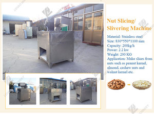 Multifunktions-Mandel-Schneidemaschine Cashew-Nuss-Erdnuss-Schneider Haselnuss-Macadamia-Nuss-Schneidemaschine - Product Image 6