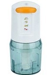 Goedkope, draagbare voedselmaker, mixer, processor met plastic kommen, babyvoedselblender, fruit-, vlees- en groentehakker.