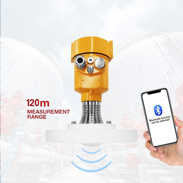 Industrial 80GHz Non-Contact 2-Wire Explosion Proof IP68 Waterproof Stainless Steel/Aluminum Alloy 1mm Accuracy 4-20mA/RS-485
