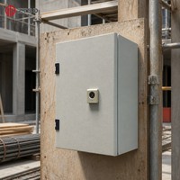 Armoire de distribution électrique métallique résistante aux intempéries pour systèmes de réseau intelligent