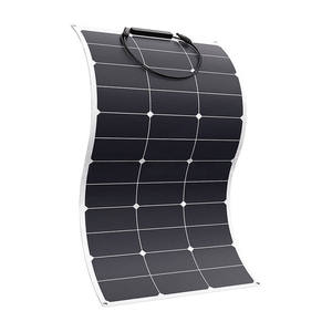 Panneau solaire monocristallin en silicium 100W, léger, flexible, pliable, haute efficacité, pour extérieur, camping-car, camping, alimentation hors réseau - Product Image 2