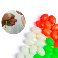 WEIHE perle de pêche perles en forme d'olive accessoires de pêche rouge vert blanc bouchons de pêche