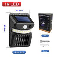 Tueur d'insectes électrique solaire anti-moustiques avec éclairage LED, lampe de camping carrée en plastique solide et étanche