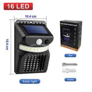 Repelente de insectos eléctrico, matamosquitos <span class=keywords><strong>solar</strong></span>, iluminación LED, lámpara de camping de forma cuadrada, resistente al agua sólida de plástico - Product Image 4