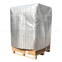 Couverture de palette isolée Sacs en aluminium isolés thermiquement Sac isotherme réutilisable avec logo personnalisé en usine
