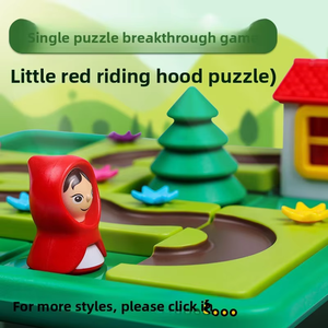 Caperucita Roja inteligente Hide & Seek <span class=keywords><strong>juego</strong></span> <span class=keywords><strong>de</strong></span> <span class=keywords><strong>mesa</strong></span> plástico construcción <span class=keywords><strong>de</strong></span> habilidades rompecabezas lógica IQ juguete <span class=keywords><strong>de</strong></span> entrenamiento regalo para niños - Product Image 3
